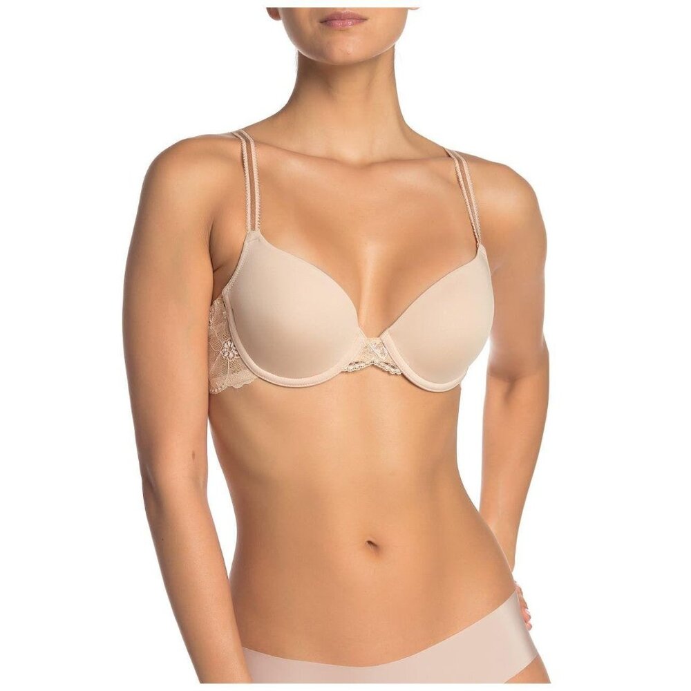 🆕WACOAL French Garden Seamless Underwire T-Shirt Bra 36DDD Nude Beige #85340